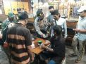 Polsek Asemrowo Gelar Razia Masker di Warkop & Cafe Bareng Instansi Samping