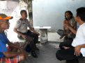 Polsek Kenjeran Sambang Tomas, Sampaikan Ajakan Dukung Pemilu Damai
