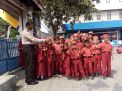 Sampaikan Himbauan Rajin Belajar ke Murid-Murid SD Trisula
