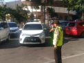 Polsek Pabean Cantikan Atur Lalu Lintas Sore, Beri Pelayanan Masyarakat