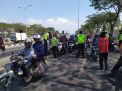 Hari Terakhir Operasi Zebra, Polsek Kenjeran Razia Sepeda Motor di Akses Suramadu