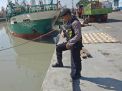 Satsabhara Polres Tanjung Perak Lakukan Pemantauan Debit Air di Pelabuhan Kalimas