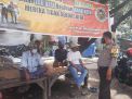 Babinkamtibmas Krembangan Utara Sampaikan Himbauan Protokol Kesehatan