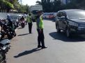 Polsek Pabean Cantikan Atur Lalu Lintas Sore Cegah Kemacetan