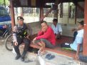 Satsabhara Polres Tanjung Perak Patroli Dialogis di Pemukiman, Tititp Pesan Waspada Orang Tak Dikenal