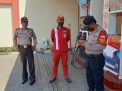 Personil Polsek Asemrowo Patroli SPBU, Titip Pesan Waspada 3C & Uang Palsu