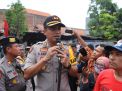 Kapolres Tanjung Perak Pimpin Pengamanan Kunjungan Capres Prabowo