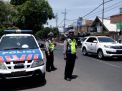 Polsek Pabean Cantikan Amankan Jalur Kunjungan Kapolda