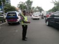 Unit Lantas Polsek Pabean Cantikan Atur Lalu Lintas Sore, Antisipasi Kemacetan