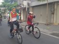 Kapolres Tanjung Perak Gowes Bareng Direktur Utama PT TPS