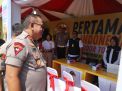 Polres Tanjung Perak Buka Stand SPKT Door To Door di Acara Gebyar Pameran Barang Bukti Polda Jatim