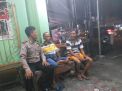 Kontrol Pemukiman Warga, Babinkamtibmas Pantau Kegiatan Siskamling