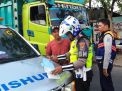 Satlantas Polres Tanjung Perak Bersama Anggota Dishub Lakukan Penindakan Pelanggar Kasat Mata