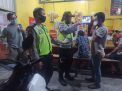 Polsek Krembangan Lakukan Razia Masker di Warkop