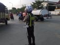 Satlantas Polres Tanjung Perak Atur Lalu Lintas Sore, Cegah Kemacetan