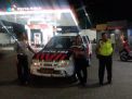 Unit Lantas & Unit Sabhara Polsek Kenjeran Patroli SPBU di Malam Hari