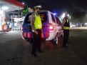 Polsek Pabean Cantikan Gelar Patroli Malam di SPBU, Titip Pesan Waspada Kriminalitas & Uang Palsu