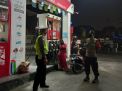 Polsek Pabean Cantikan Gelar Patroli Malam di SPBU, Antisipasi Kerawanan