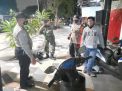 Polsek Pabean Cantikan Gelar Operasi Masker di Jalan Stasiun Kota