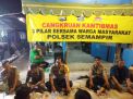 Wakapolres Tanjung Perak Sampaikan Pesan Kamtibmas di Cangkrukan Polsek Semampir