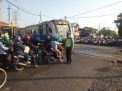 Pengaturan Rutin di Perlintasan Kereta Api Jalan Tambak Mayor