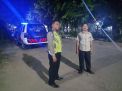 Pantau Keamanan di Pemukiman, Polsek Semampir Gelar Patroli Malam