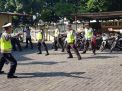 Polsek Pabean Cantikan Gelar Kamis Pak Polis, Latihan Gerakan Pengaturan Lalin