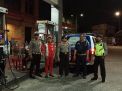 Polsek Pabean Cantikan Patroli Malam di SPBU, Sampaikan Pesan Waspada 3C
