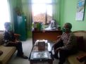 Panit Binmas Polsek Semampir Koordinasi Bersama Kepala Puskesmas, Bahas Penanganan Virus Corona