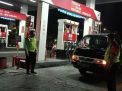 Polsek Pabean Cantikan Lakukan Patroli Malam di SPBU, Cegah Kriminalitas 3C