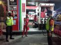 Polsek Pabean Cantikan Lakukan Patroli Malam di SPBU, Berikan Himbauan Waspada Uang Palsu