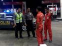 Unit Sabhara Polsek Krembangan Pantau Keamanan SPBU Lewat Kegiatan Patroli