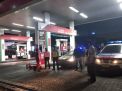 Polsek Pabean Cantikan Patroli SPBU, Sampaikan Himbauan Waspada Penjambretan