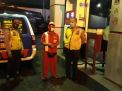 Polsek Asemrowo Gelar Patroli di SPBU Jalan Dupak Rukun, Antisipasi Kriminalitas 3C