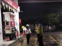 Gelar Patroli Malam di SPBU, Polsek Pabean Cantikan Antisipasi Kerawanan