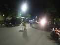 Bareng Instansi Samping Polsek Pabean Cantikan Gencar Operasi Penertiban Masker di Malam Hari