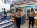Polsek Semampir Patroli Mini Market, Sampaikan Pesan Waspada Uang Palsu