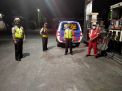 Polsek Pabean Cantikan Gelar Patroli Malam di SPBU, Cegah Kriminalitas 3C