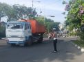 Unit Lantas Polsek Asemrowo Lakukan Pengaturan Pagi, Cegah Kemacetan