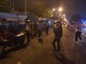 Polres Tanjung Perak Gelar Patroli Skala Besar & Razia Masker di Warung-Warung