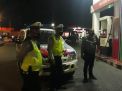 Polsek Asemrowo Gelar Patroli Malam di SPBU, Titip Sampaikan Waspada Uang Palsu