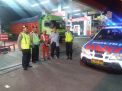 Patroli SPBU, Personil Polsek Pabean Cantikan Titip Pesan Waspada Uang Palsu