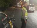 Unit Sabhara Polsek Krembangan Lakukan Pemantauan Tempat Rawan di Malam Hari