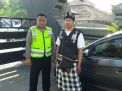 Pengamanan Upacara Potong Gigi di Pura Jagad Karana