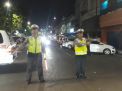 Polsek Pabean Cantikan Lakukan Penyekatan Jalur, Cegah Kemacetan Konvoi Malam Tahun Baru