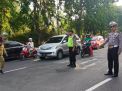 Polsek Pabean Cantikan Gelar Pengaturan Pagi Bantu Lancarkan Keberangkatan Pekerja