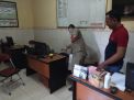 Satpol PP Lakukan Penyemprotan Antiseptic di Polsek Semampir, Untuk Cegah Virus Corona