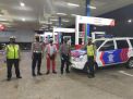 Polsek Asemrowo Gelar Patroli Malam di SPBU, Sampaikan Himbauan Waspada Jambret