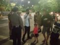 Polsek Kenjeran Gelar Operasi Penertiban Masker Bersama Satpol PP di Taman Suroboyo
