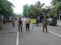 Wakapolsek Semampir Pimpin Operasi Penertiban Masker di Jalan Pegirian